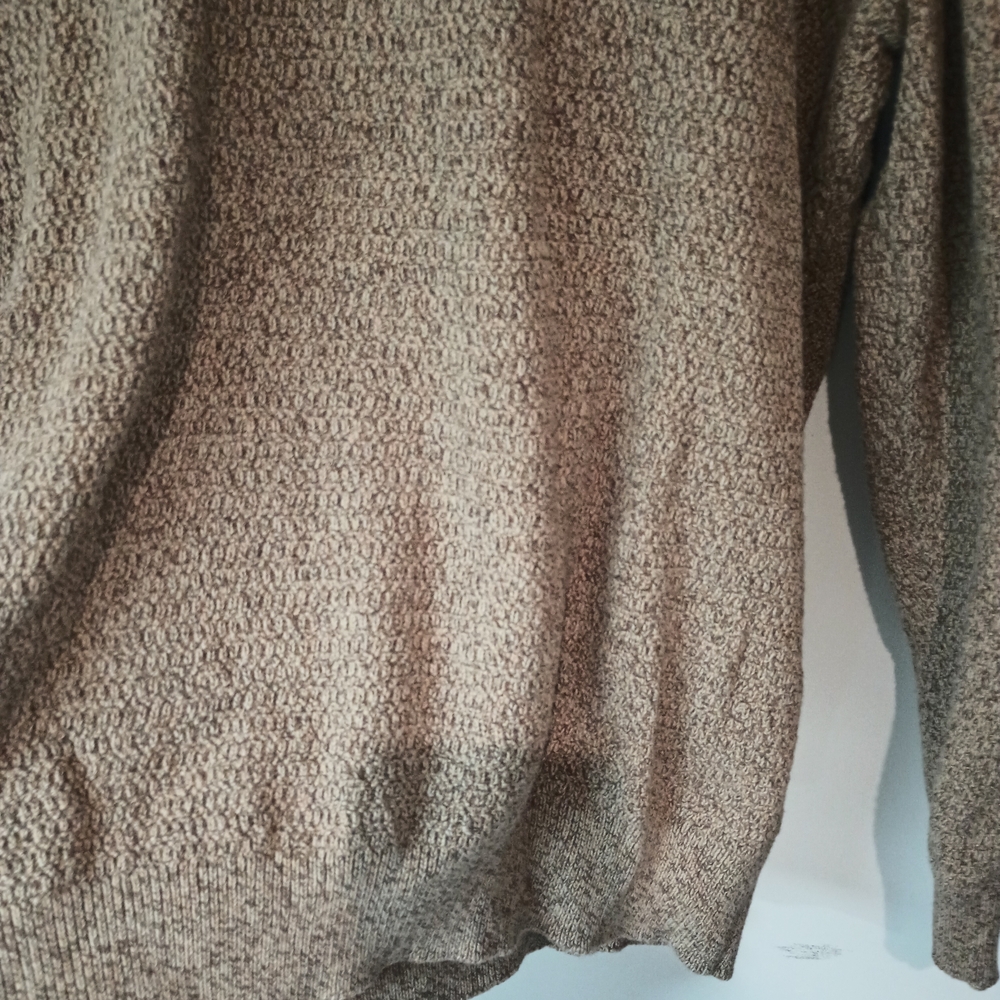 Chaps Men's Turtleneck Sweater in Tan - Picture 3 of 9